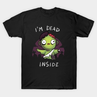 Dead inside - Funny Zombie Kid - Halloween Trick or Treat T-Shirt